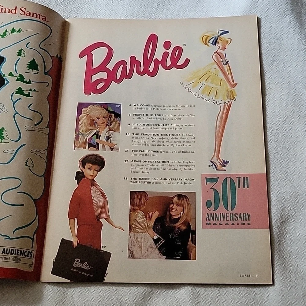 BARBIE Magazine Winter 1990 30th Anniversary Issue EUC